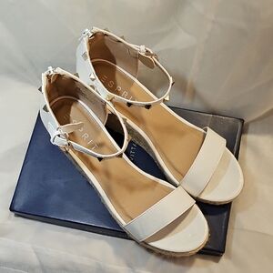 Esprit Women's Cream Espadrille Wedge Sandals